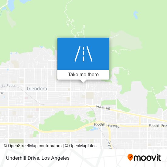 Mapa de Underhill Drive