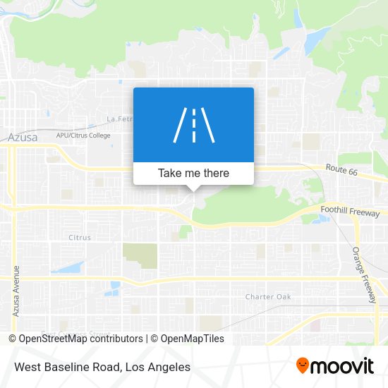Mapa de West Baseline Road