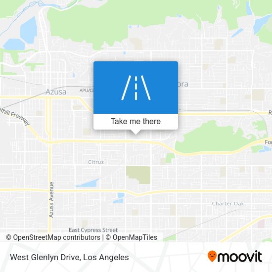 West Glenlyn Drive map