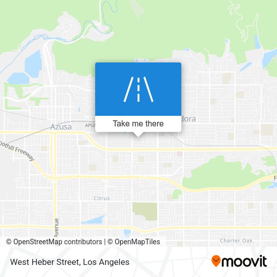 Mapa de West Heber Street