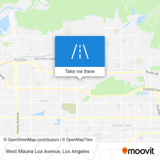 Mapa de West Mauna Loa Avenue