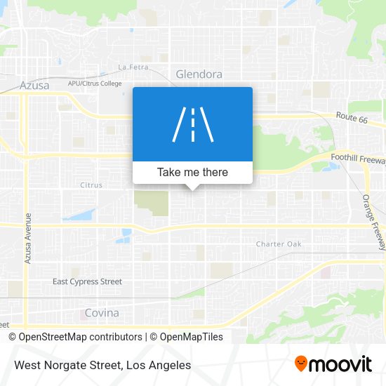 West Norgate Street map