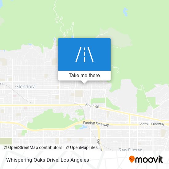 Mapa de Whispering Oaks Drive