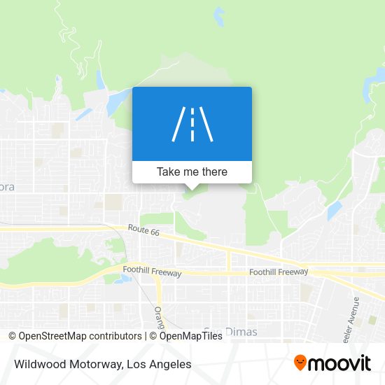 Wildwood Motorway map