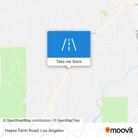 Mapa de Hayes Farm Road