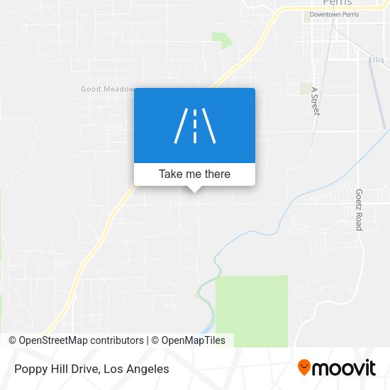 Poppy Hill Drive map