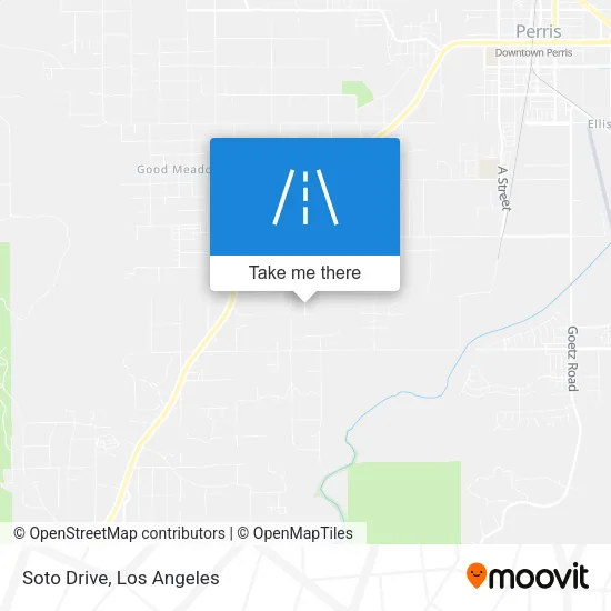 Soto Drive map
