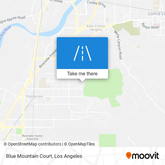 Mapa de Blue Mountain Court