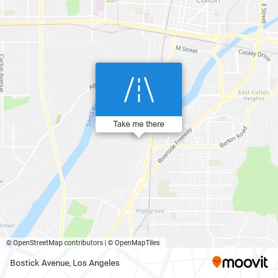 Mapa de Bostick Avenue