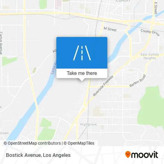 Bostick Avenue map