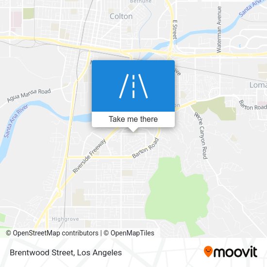 Mapa de Brentwood Street