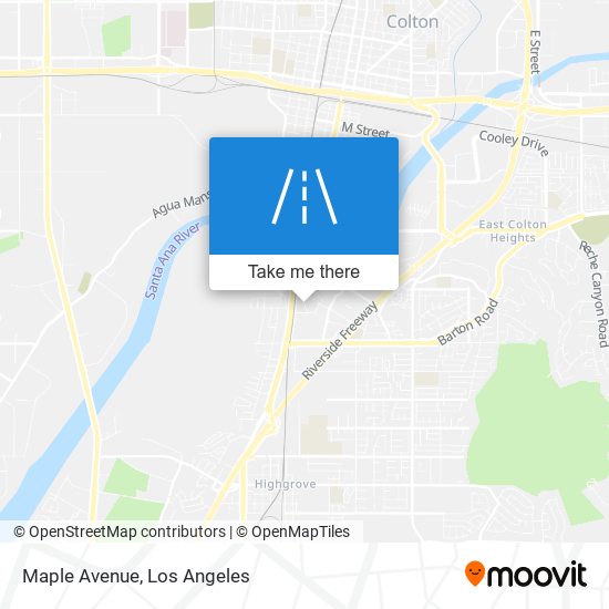 Mapa de Maple Avenue