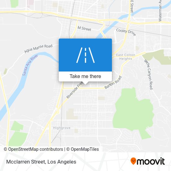 Mapa de Mcclarren Street