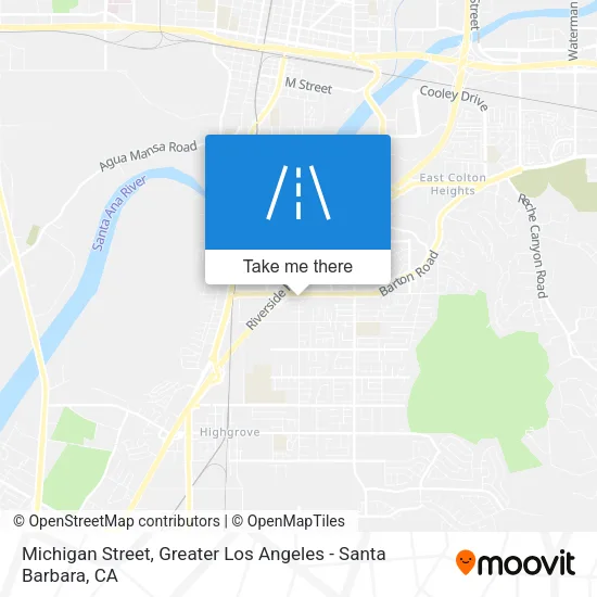 Michigan Street map