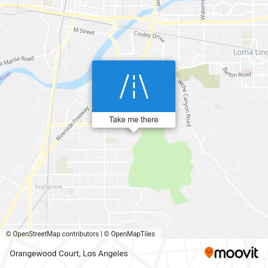 Mapa de Orangewood Court