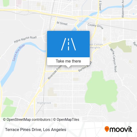 Terrace Pines Drive map