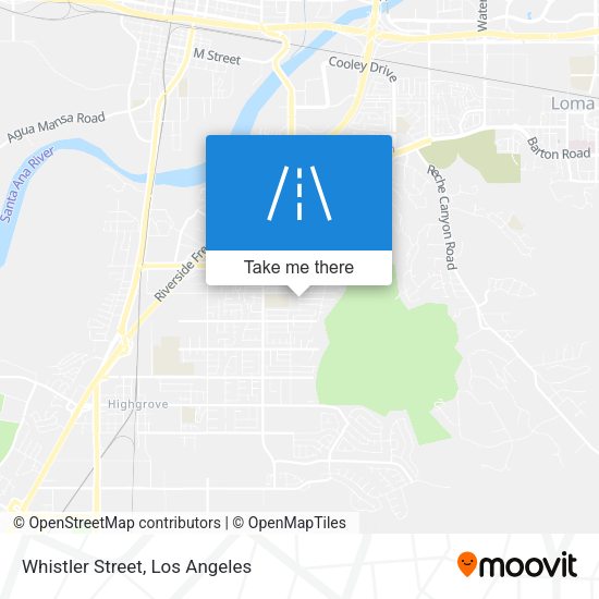 Mapa de Whistler Street