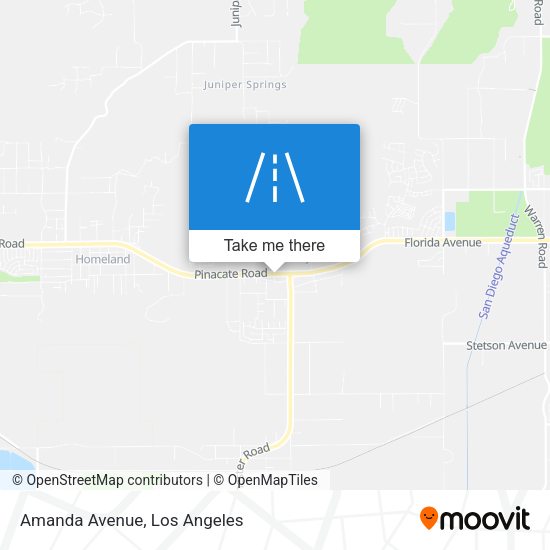 Amanda Avenue map