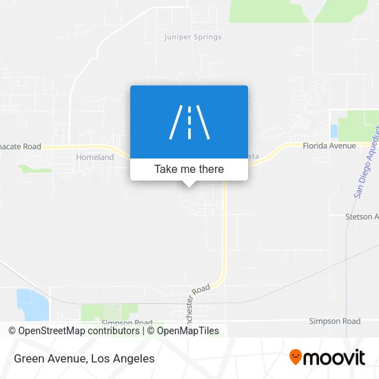 Green Avenue map