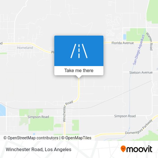 Mapa de Winchester Road