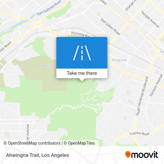 Mapa de Ahwingna Trail