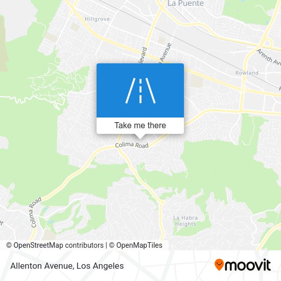 Allenton Avenue map