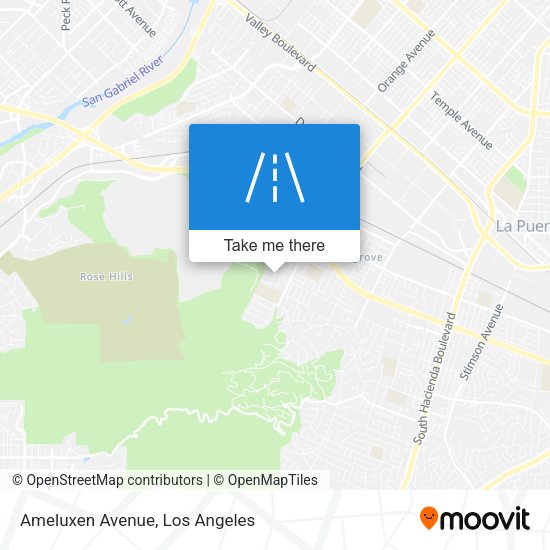 Ameluxen Avenue map