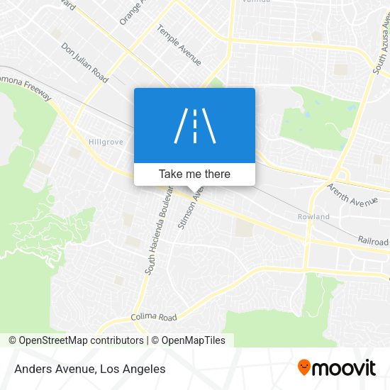 Mapa de Anders Avenue