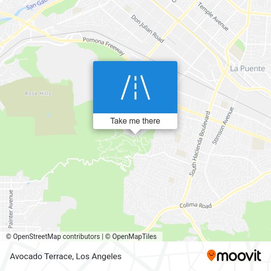 Avocado Terrace map