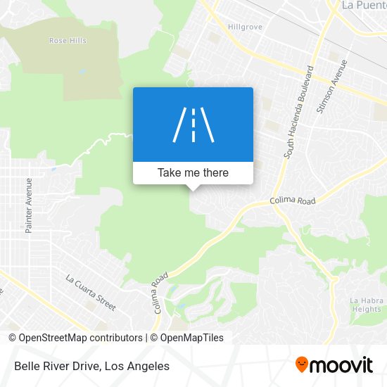 Mapa de Belle River Drive