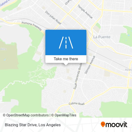 Blazing Star Drive map