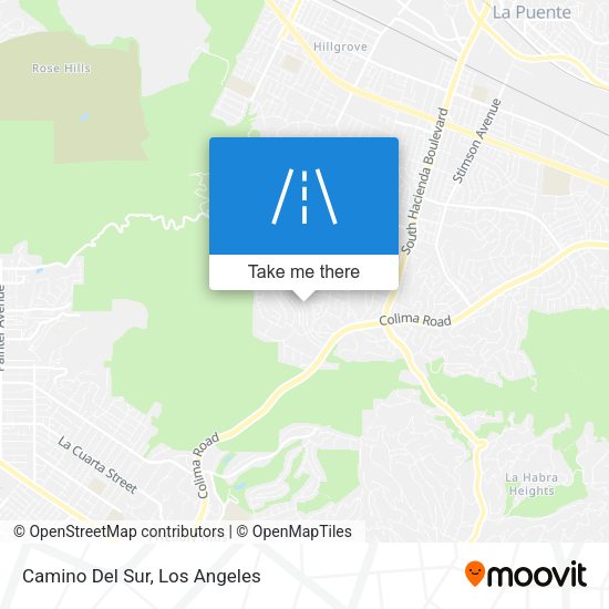 Mapa de Camino Del Sur