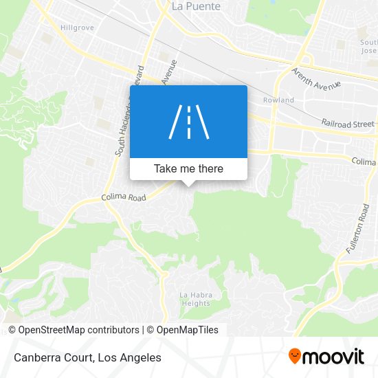 Mapa de Canberra Court