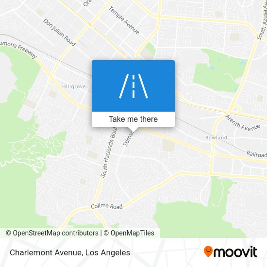 Charlemont Avenue map