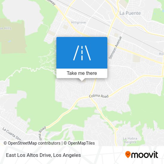 Mapa de East Los Altos Drive