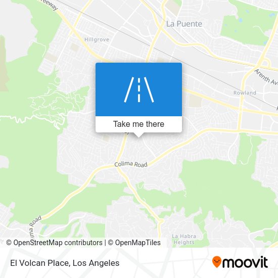 Mapa de El Volcan Place