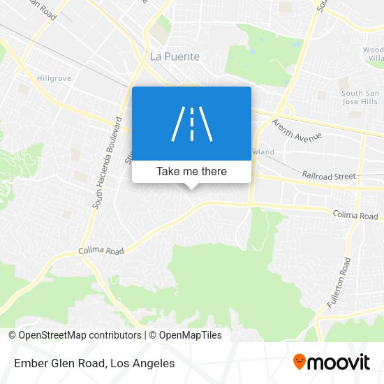Mapa de Ember Glen Road