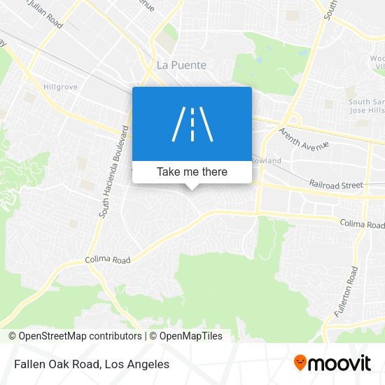 Mapa de Fallen Oak Road