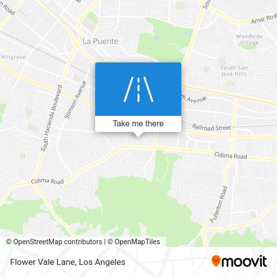 Flower Vale Lane map