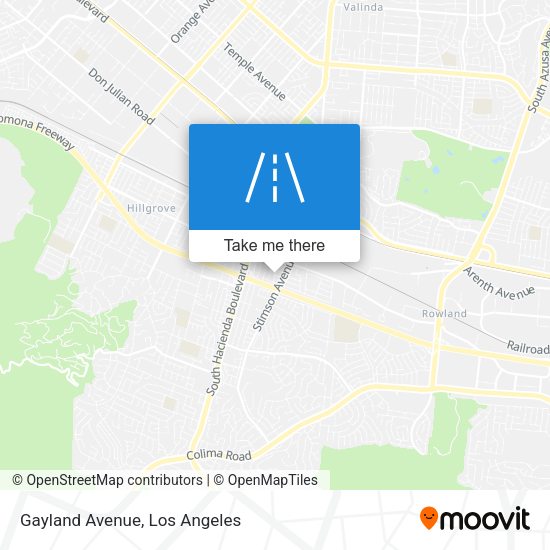 Mapa de Gayland Avenue