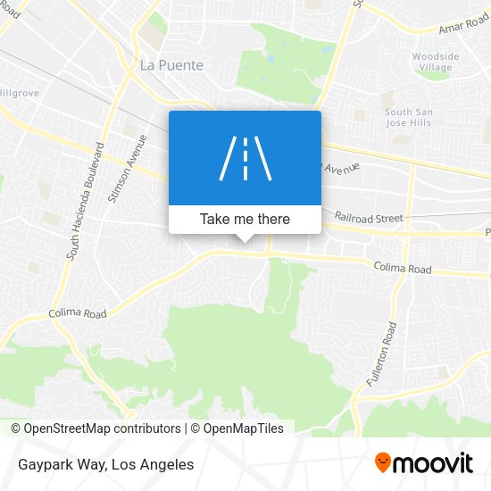 Mapa de Gaypark Way