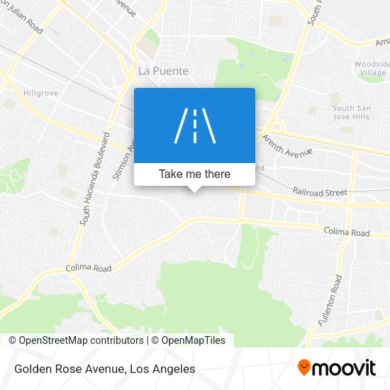 Mapa de Golden Rose Avenue