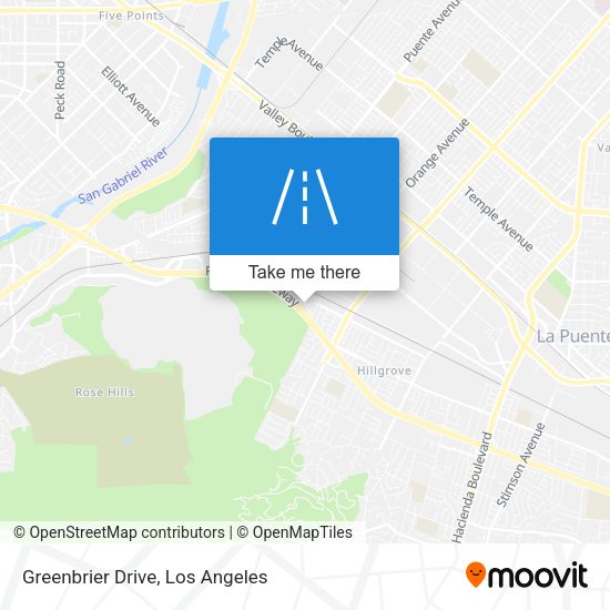 Mapa de Greenbrier Drive