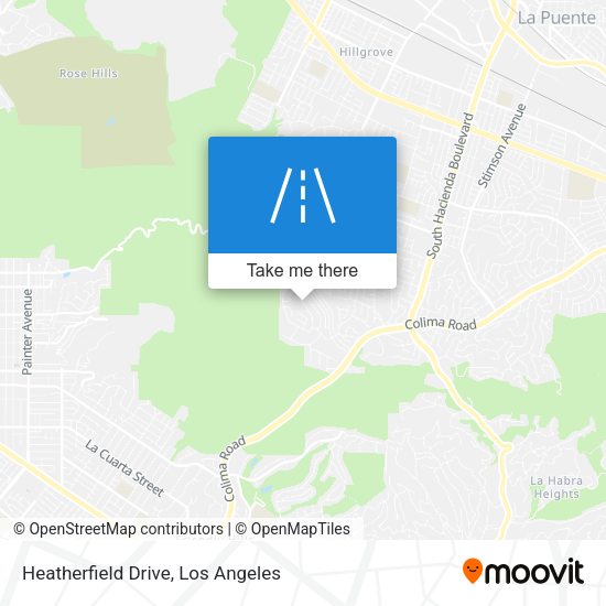 Heatherfield Drive map