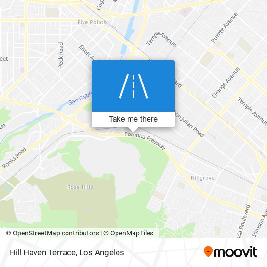 Hill Haven Terrace map
