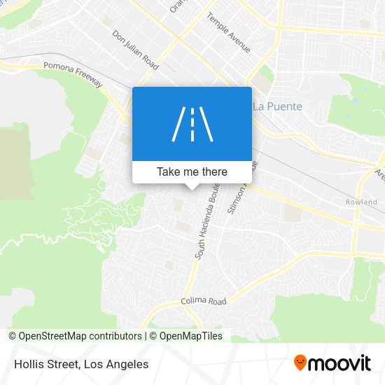 Mapa de Hollis Street
