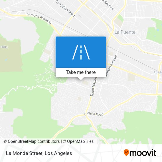 Mapa de La Monde Street