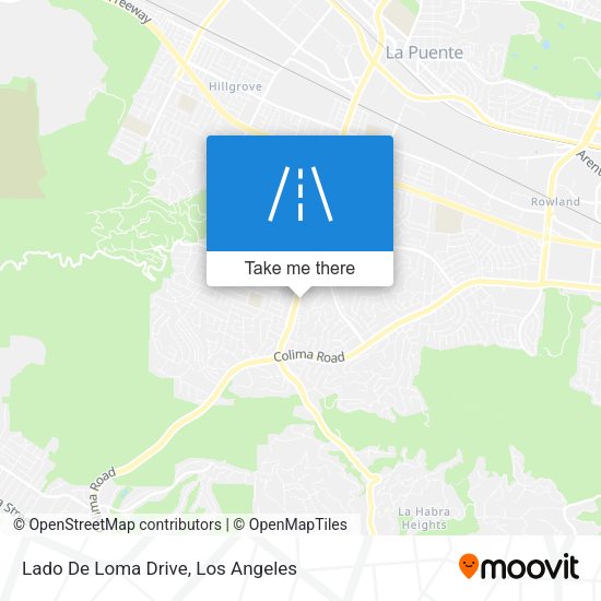 Lado De Loma Drive map