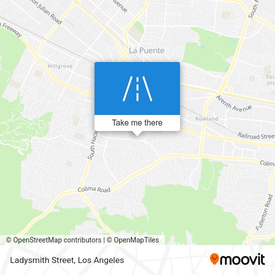 Mapa de Ladysmith Street