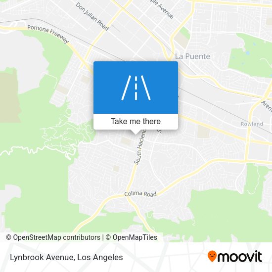 Mapa de Lynbrook Avenue